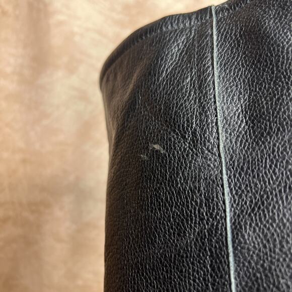 Circus by Sam Edelman Randi Knee High Black Leather Riding Boots Women's 8.5 Y2K - Picture 7 of 13